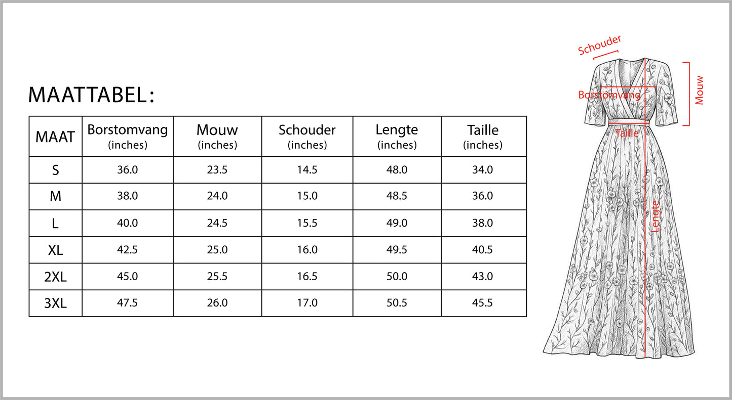 Lange Bloemenjurk voor Dames