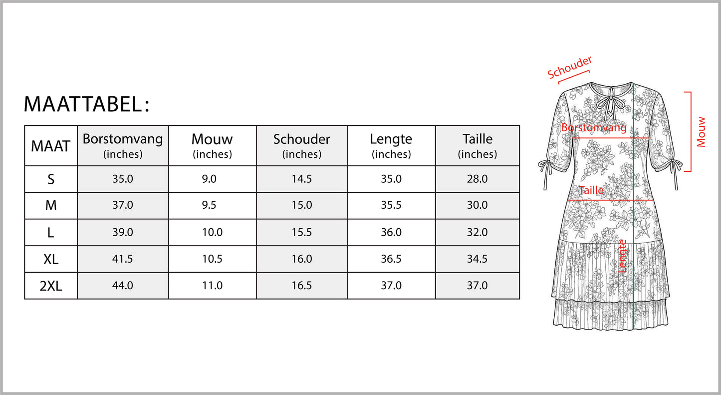 Lange Plissé Jurk voor Dames
