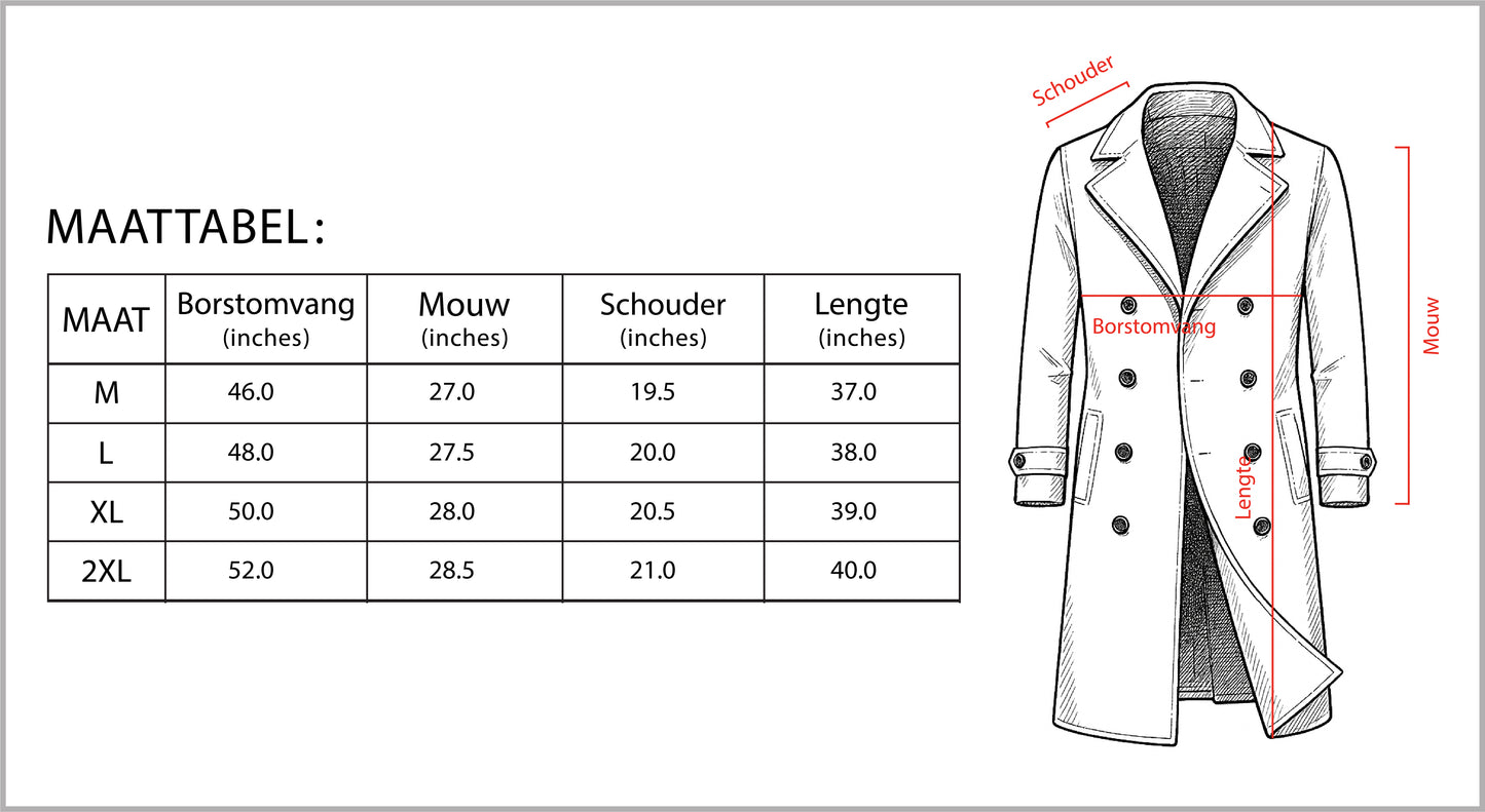STYLAAR Waterdichte Jas voor Mannen