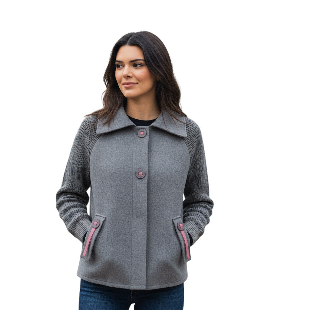 Dames Casual Winterjas Hoge Kraag-STYLAAR