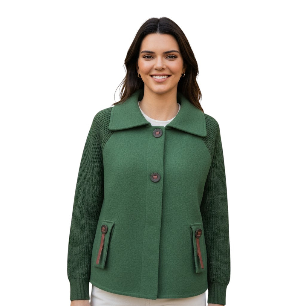 Dames Casual Winterjas Hoge Kraag-STYLAAR