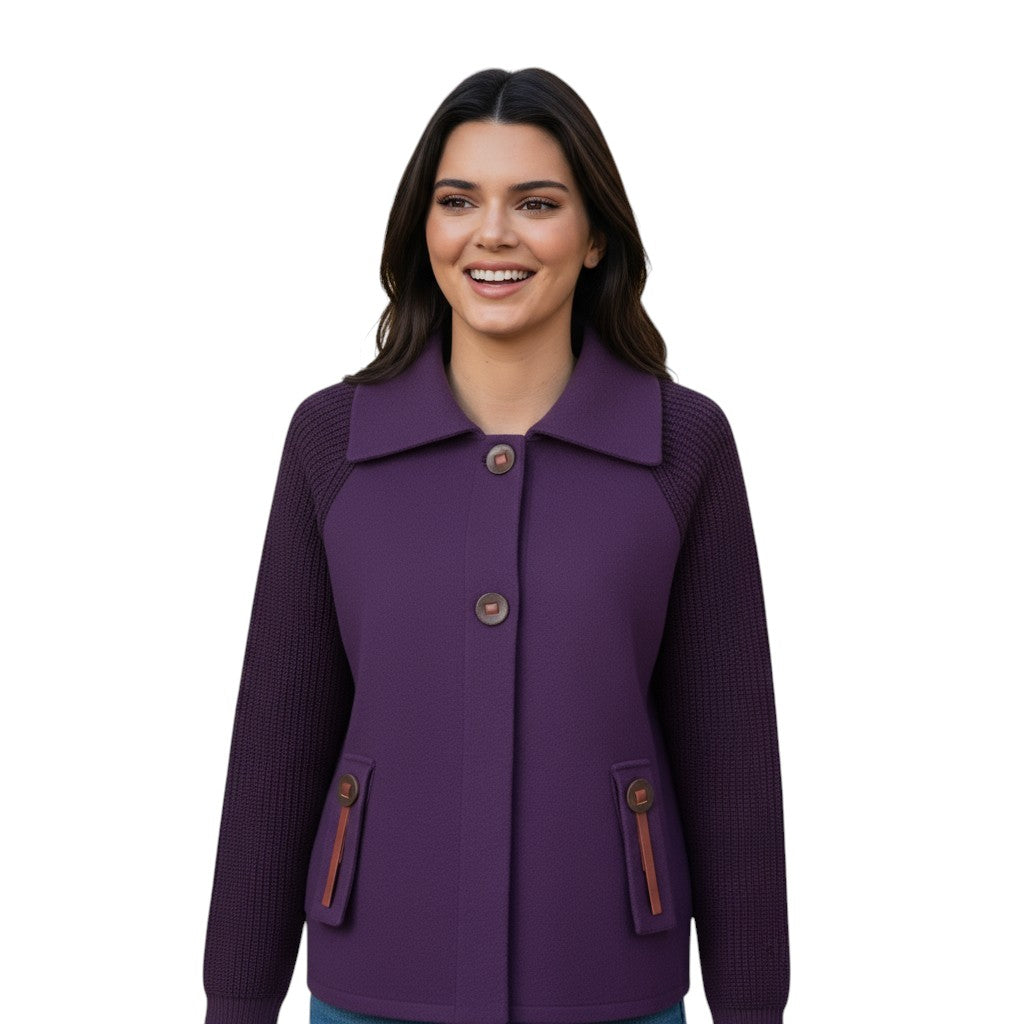 Dames Casual Winterjas Hoge Kraag-STYLAAR