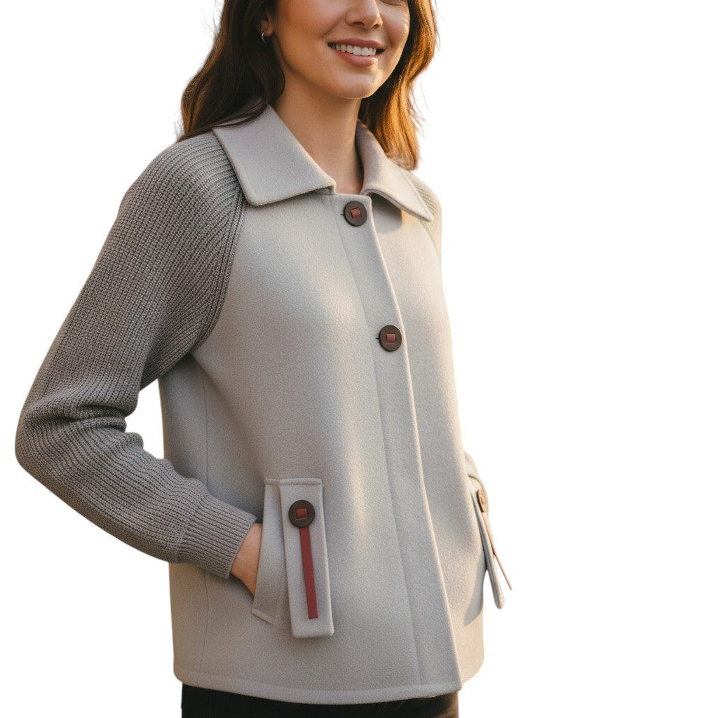 Dames Casual Winterjas Hoge Kraag-STYLAAR