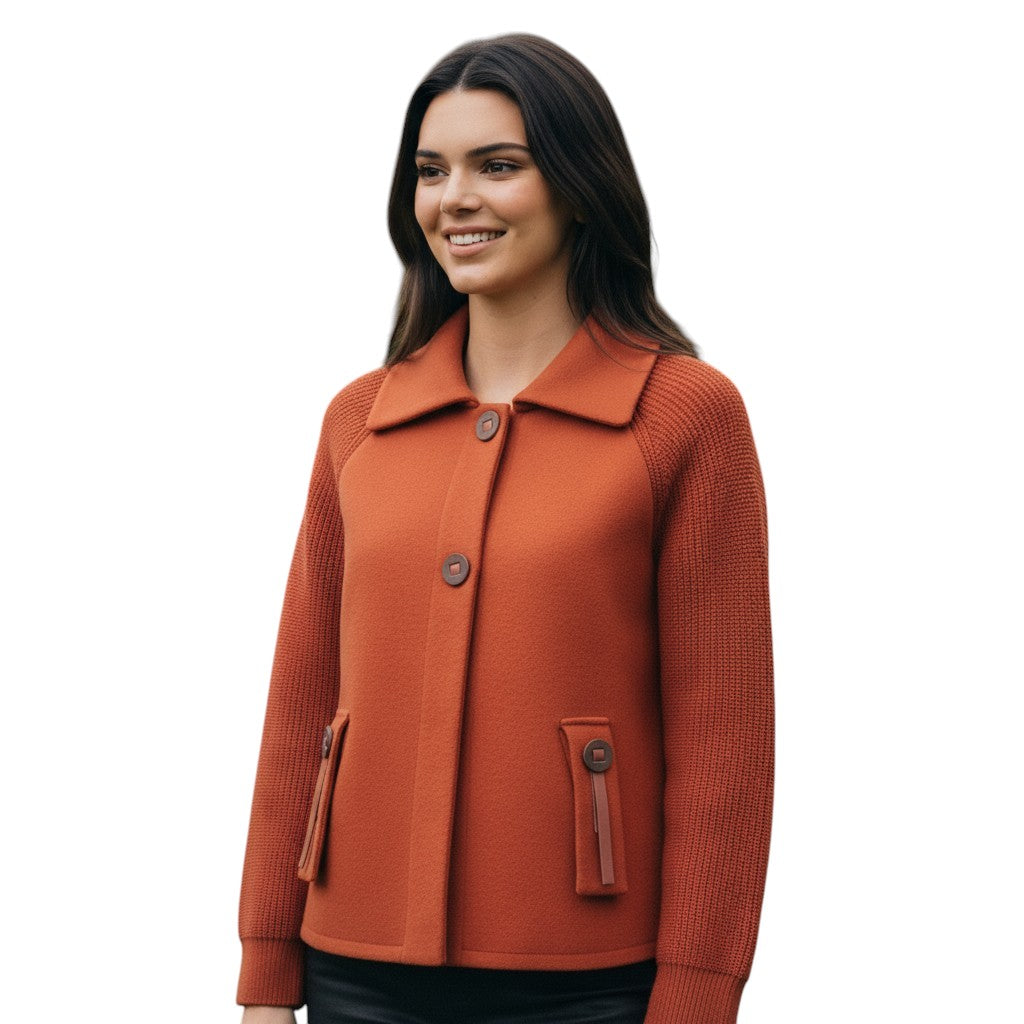 Dames Casual Winterjas Hoge Kraag-STYLAAR