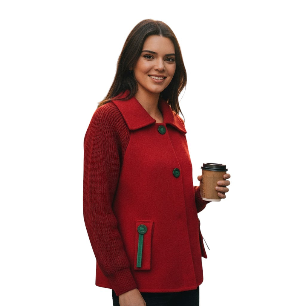 Dames Casual Winterjas Hoge Kraag-STYLAAR