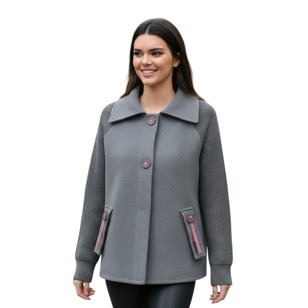 Dames Casual Winterjas Hoge Kraag-STYLAAR