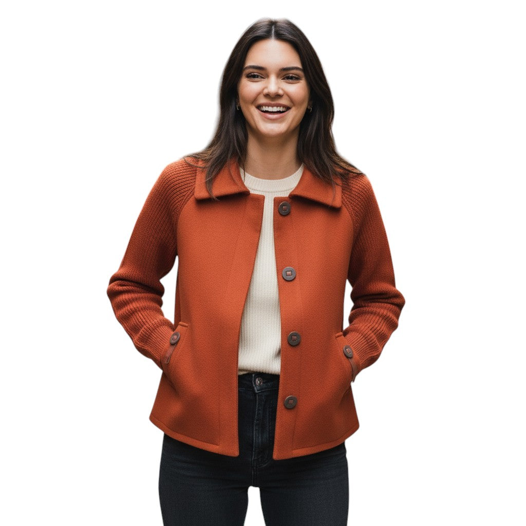 Dames Casual Winterjas Hoge Kraag-STYLAAR