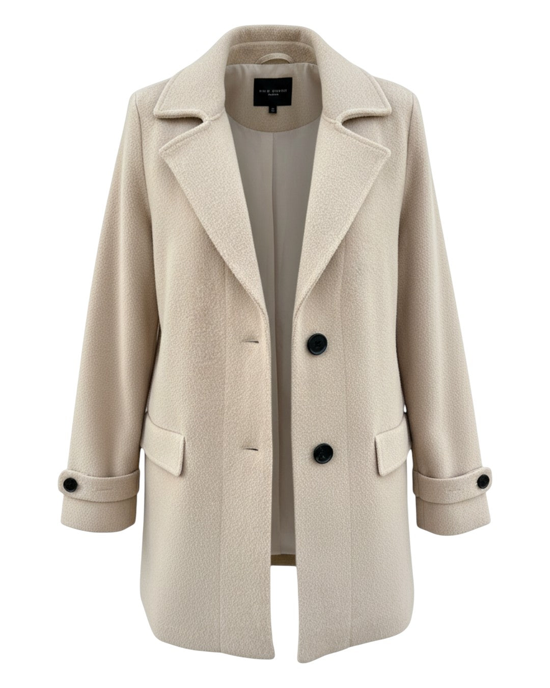 Dames Winterjas met Tailored Kraag-STYLAAR