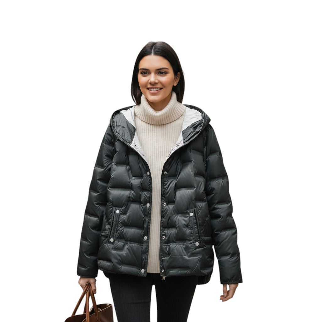 Jas met capuchon voor dames - Zacht en geïsoleerd-STYLAAR