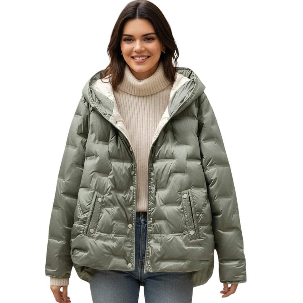 Jas met capuchon voor dames - Zacht en geïsoleerd-STYLAAR