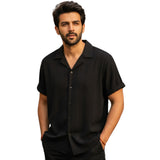 STYLAAR - Cubaanse Jacquard Overhemd voor Heren-STYLAAR