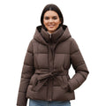 STYLAAR - Dames Puffer Jacket met Capuchon Winterjas-STYLAAR