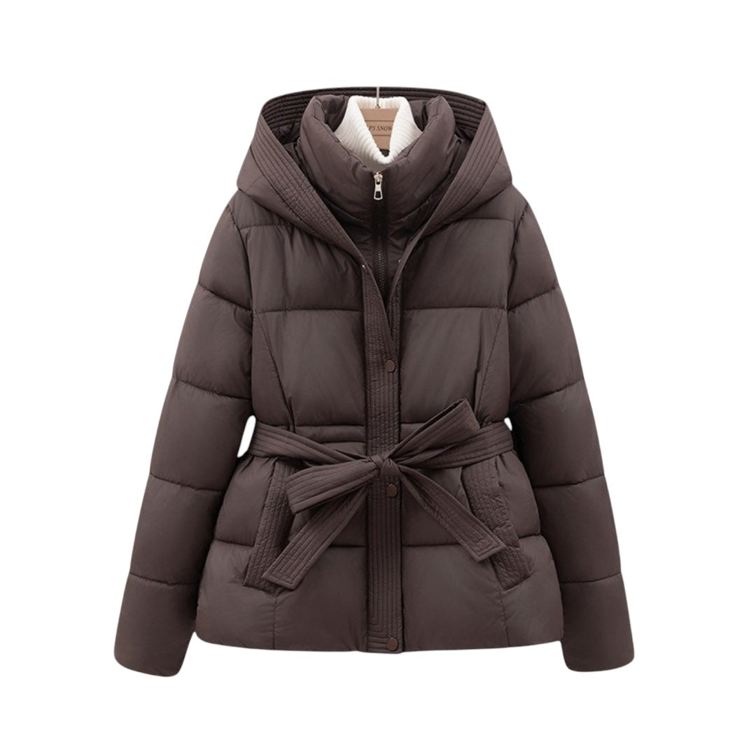 STYLAAR - Dames Puffer Jacket met Capuchon Winterjas-STYLAAR