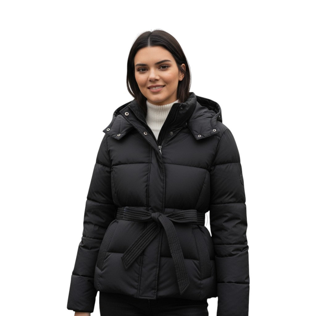 STYLAAR - Dames Puffer Jacket met Capuchon Winterjas-STYLAAR