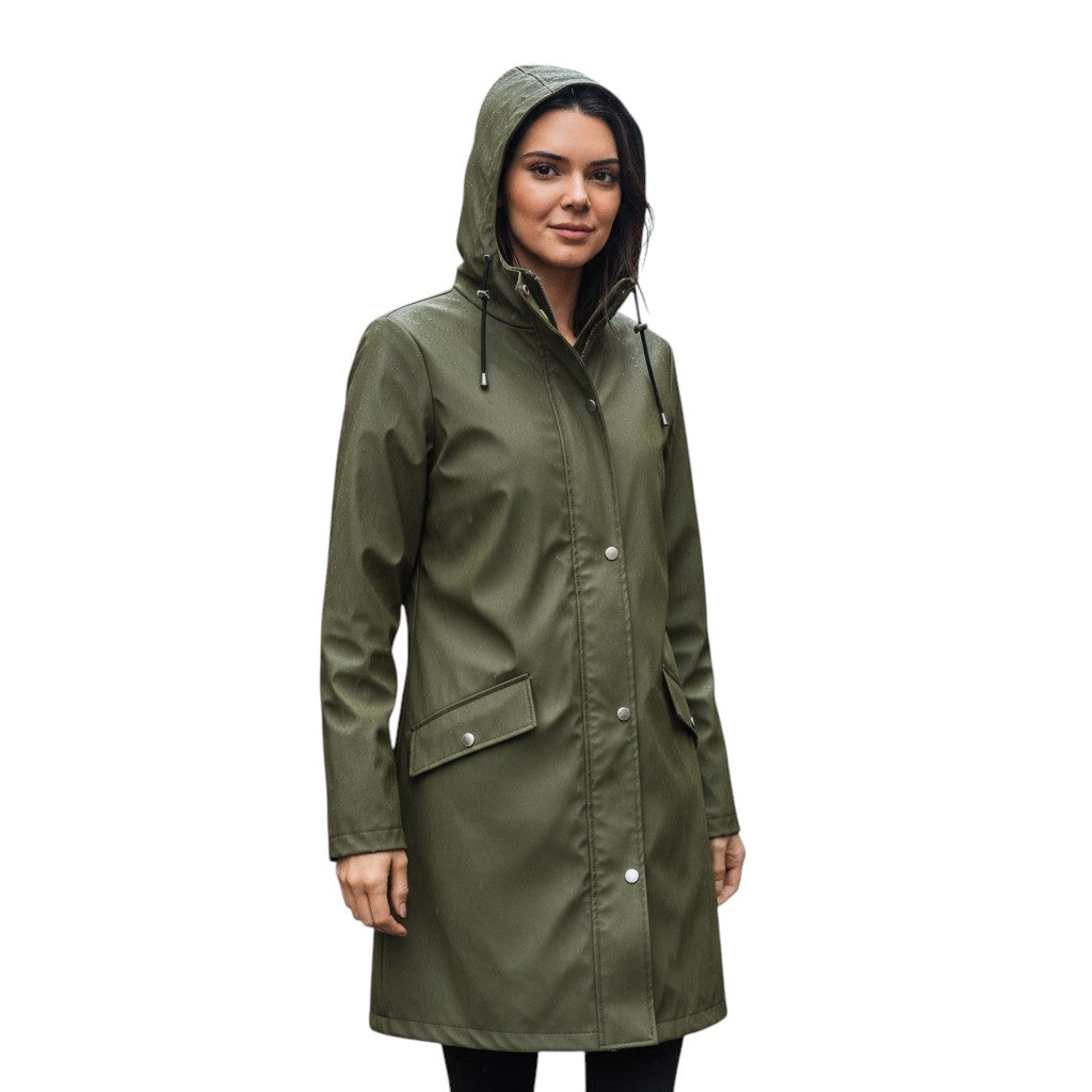STYLAAR - Dames Waterdichte Jas voor Regen en Windbescherming-STYLAAR