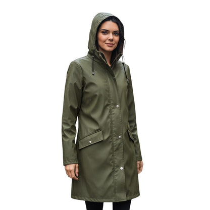 STYLAAR - Dames Waterdichte Jas voor Regen en Windbescherming-STYLAAR