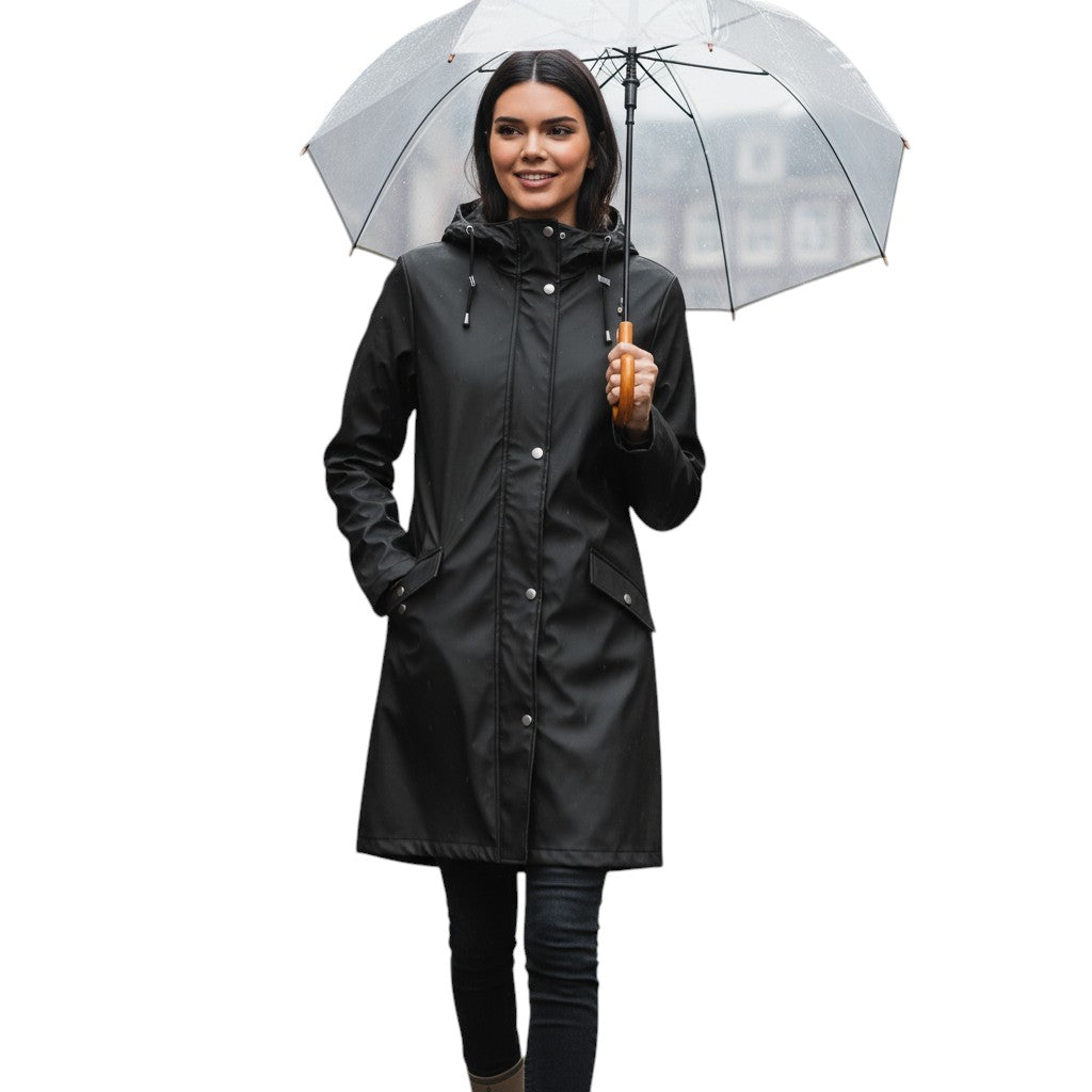 STYLAAR - Dames Waterdichte Jas voor Regen en Windbescherming-STYLAAR