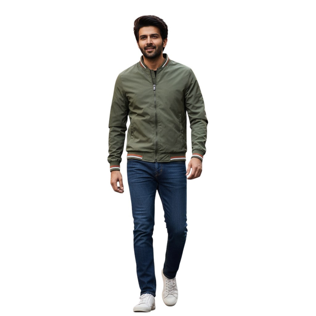 STYLAAR - Heren Bomber Jacket | Baseball Jacket | Casual Herfst Wear-STYLAAR