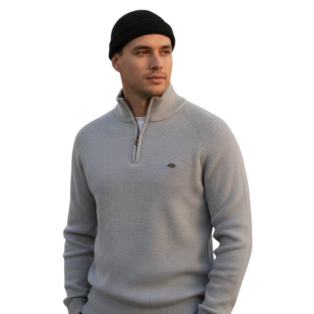 STYLAAR - Heren Cardigan Rits Voorkant Winterstijl-STYLAAR