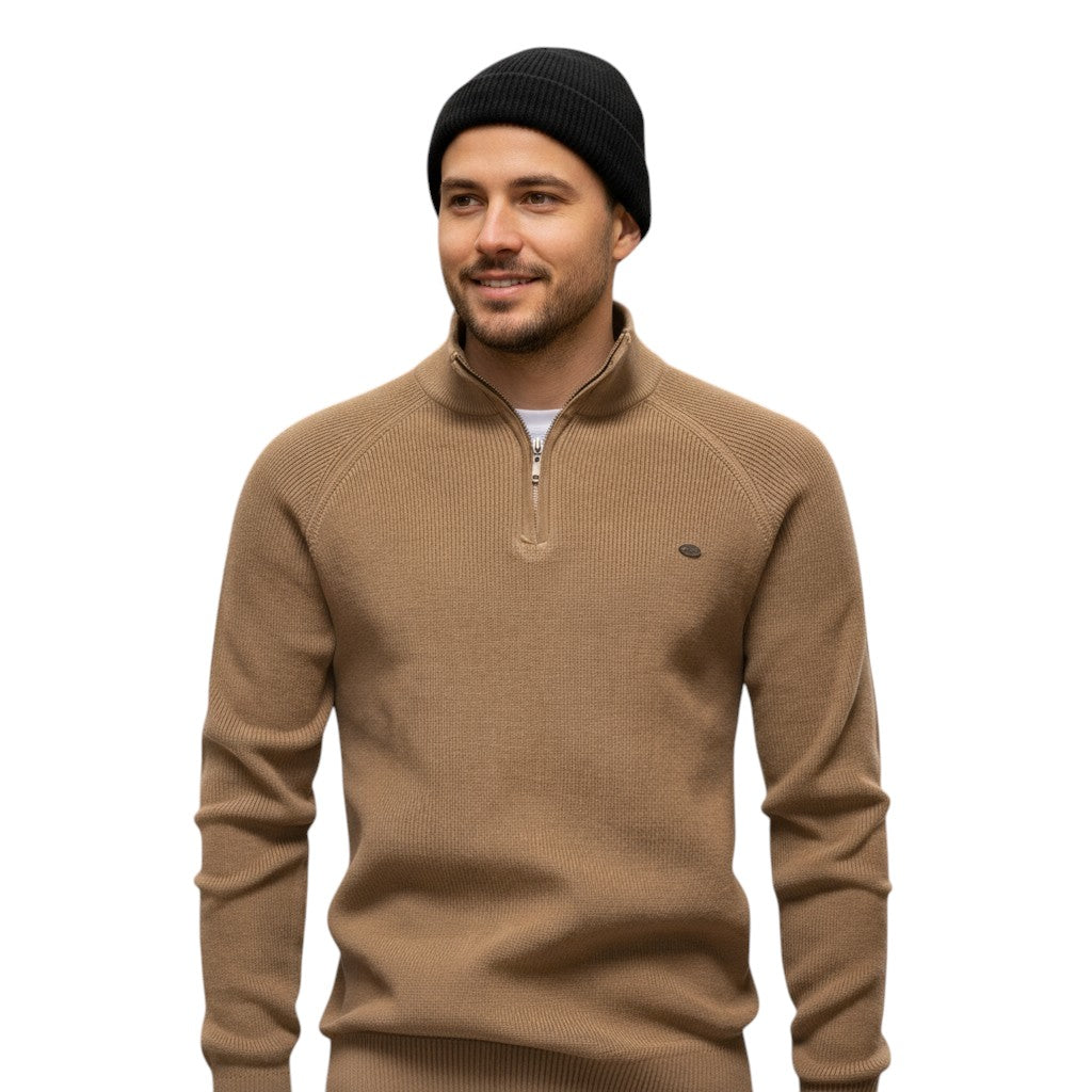 STYLAAR - Heren Cardigan Rits Voorkant Winterstijl-STYLAAR