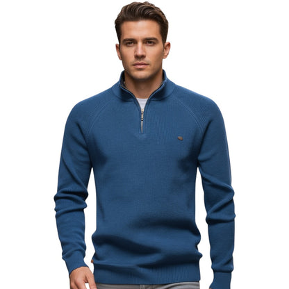 STYLAAR - Heren Cardigan Rits Voorkant Winterstijl-STYLAAR