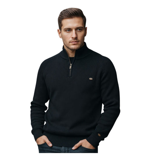 STYLAAR - Heren Cardigan Rits Voorkant Winterstijl-STYLAAR