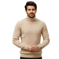 STYLAAR - Heren Coltrui Casual Gebreide Pullover Warme Trui-STYLAAR