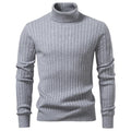 STYLAAR - Heren Coltrui Casual Gebreide Pullover Warme Trui-STYLAAR