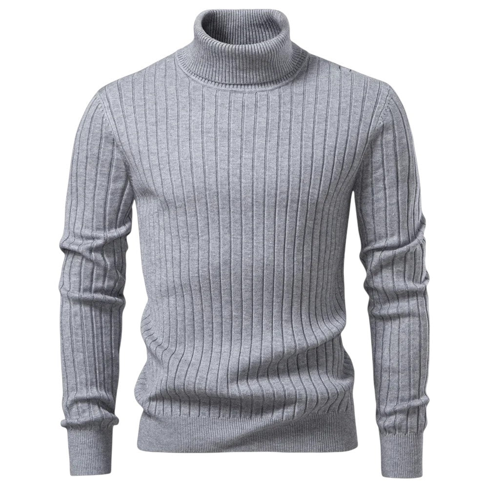 STYLAAR - Heren Coltrui Casual Gebreide Pullover Warme Trui-STYLAAR