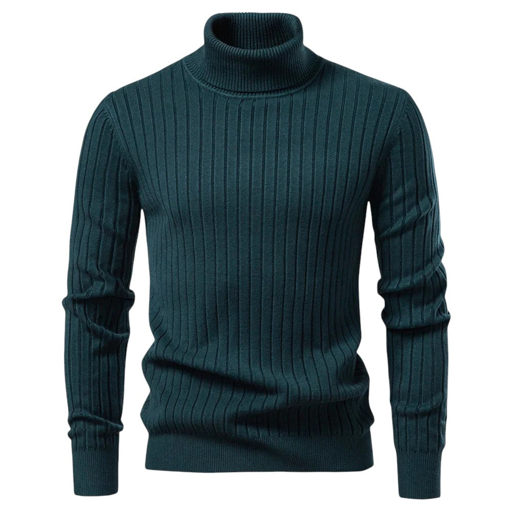 STYLAAR - Heren Coltrui Casual Gebreide Pullover Warme Trui-STYLAAR