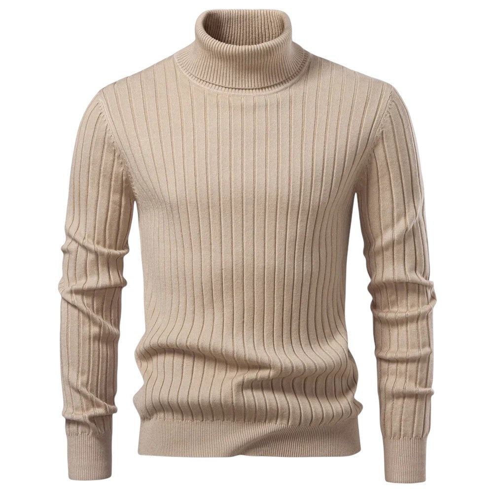 STYLAAR - Heren Coltrui Casual Gebreide Pullover Warme Trui-STYLAAR