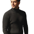 STYLAAR - Heren Coltrui Casual Gebreide Pullover Warme Trui-STYLAAR