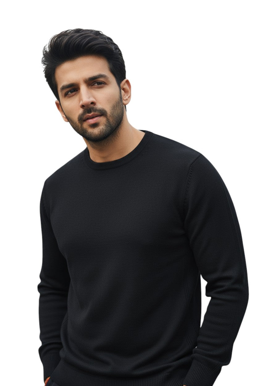 STYLAAR - Heren Pullover O-Hals Casual Trui Winter-STYLAAR