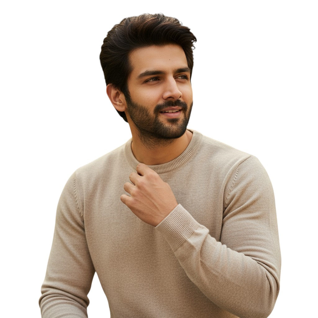 STYLAAR - Heren Pullover O-Hals Casual Trui Winter-STYLAAR