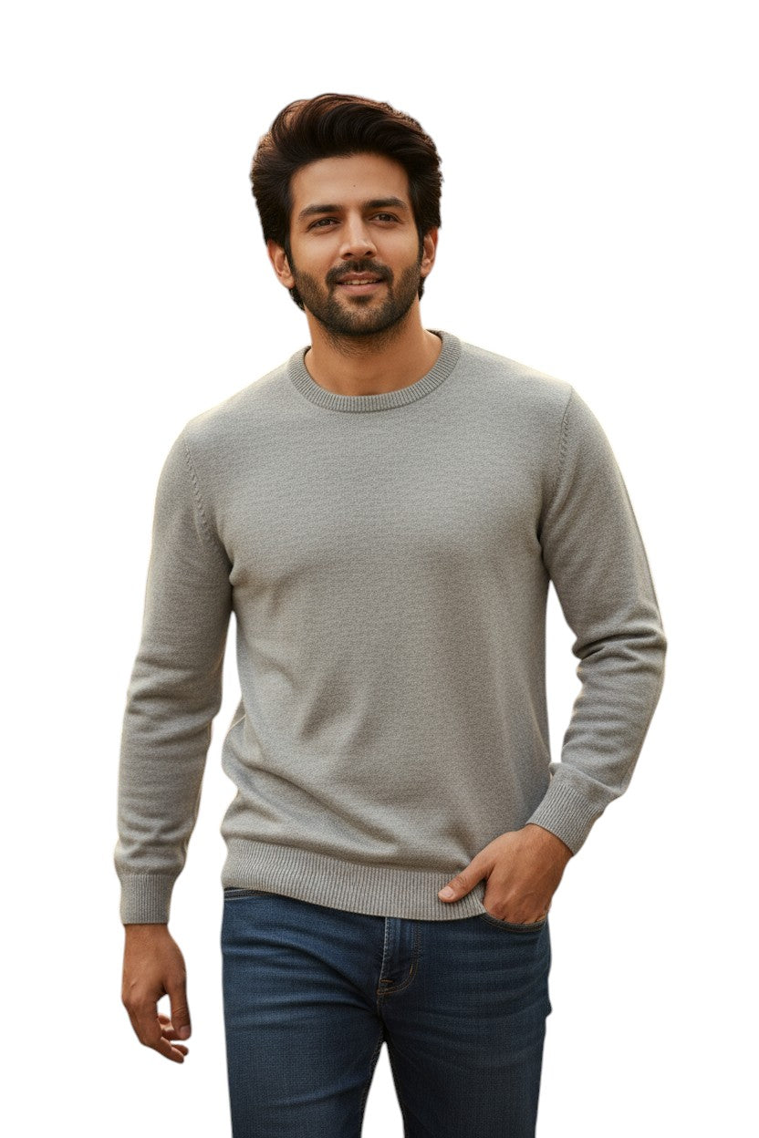 STYLAAR - Heren Pullover O-Hals Casual Trui Winter-STYLAAR