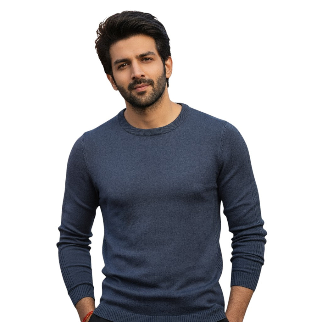 STYLAAR - Heren Pullover O-Hals Casual Trui Winter-STYLAAR