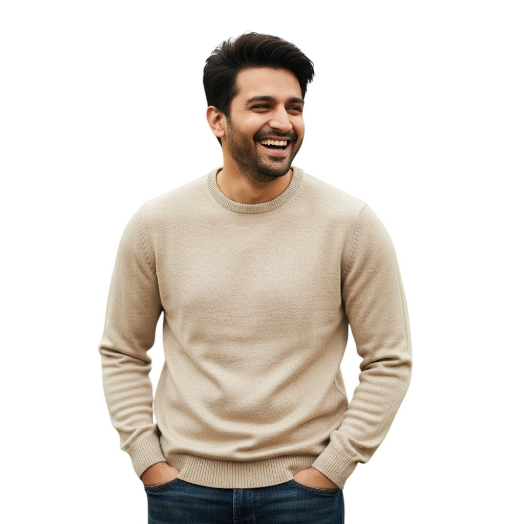 STYLAAR - Heren Pullover O-Hals Casual Trui Winter-STYLAAR