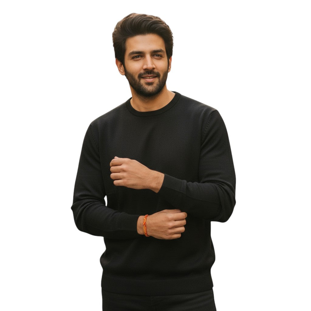 STYLAAR - Heren Pullover O-Hals Casual Trui Winter-STYLAAR