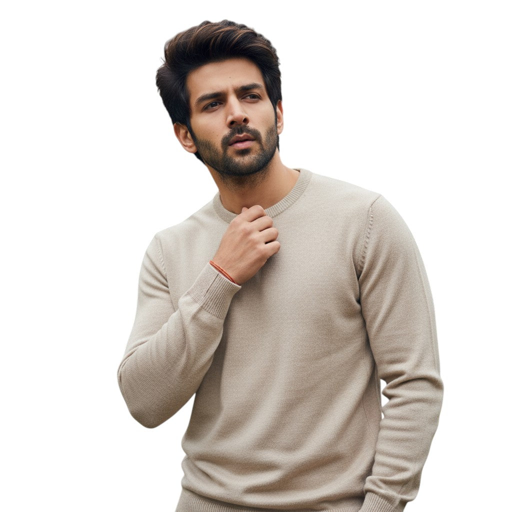 STYLAAR - Heren Pullover O-Hals Casual Trui Winter-STYLAAR