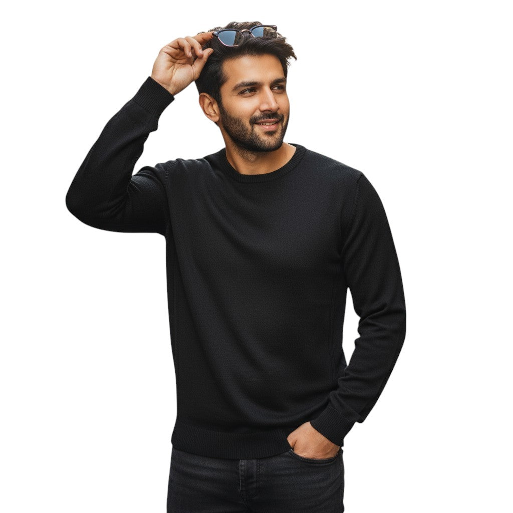STYLAAR - Heren Pullover O-Hals Casual Trui Winter-STYLAAR