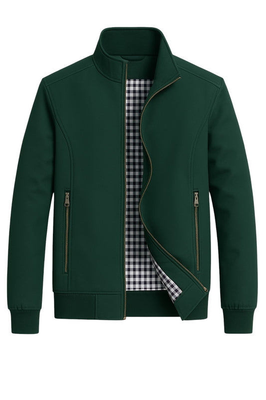 STYLAAR - Herenjack met rits voor een urban look-STYLAAR