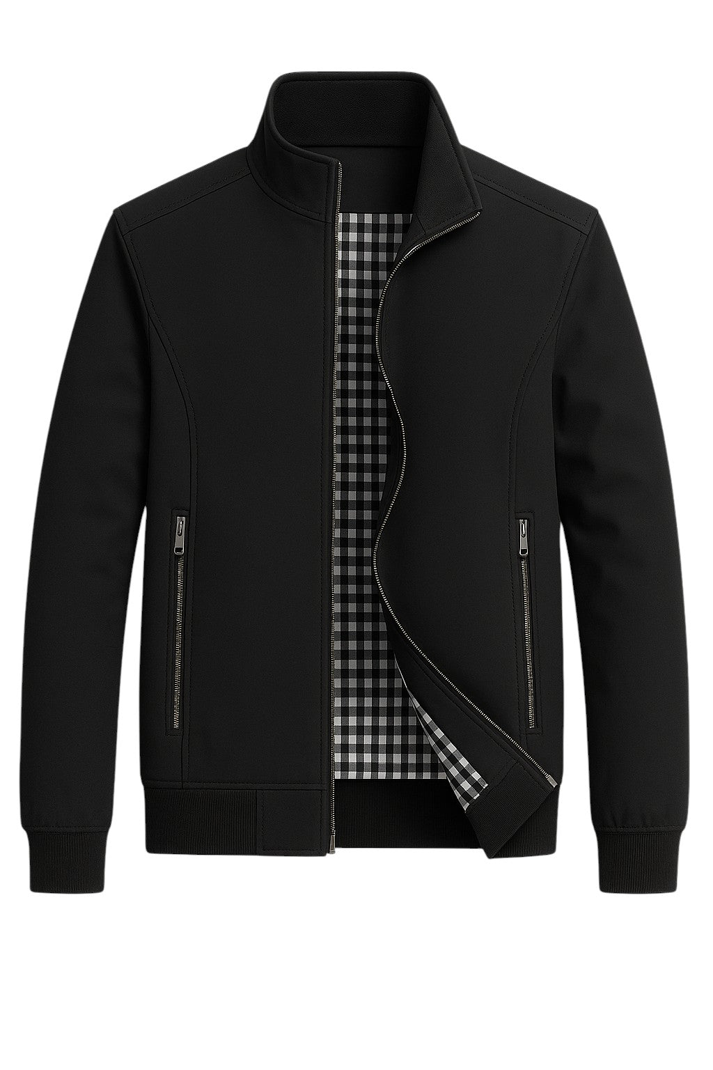 STYLAAR - Herenjack met rits voor een urban look-STYLAAR