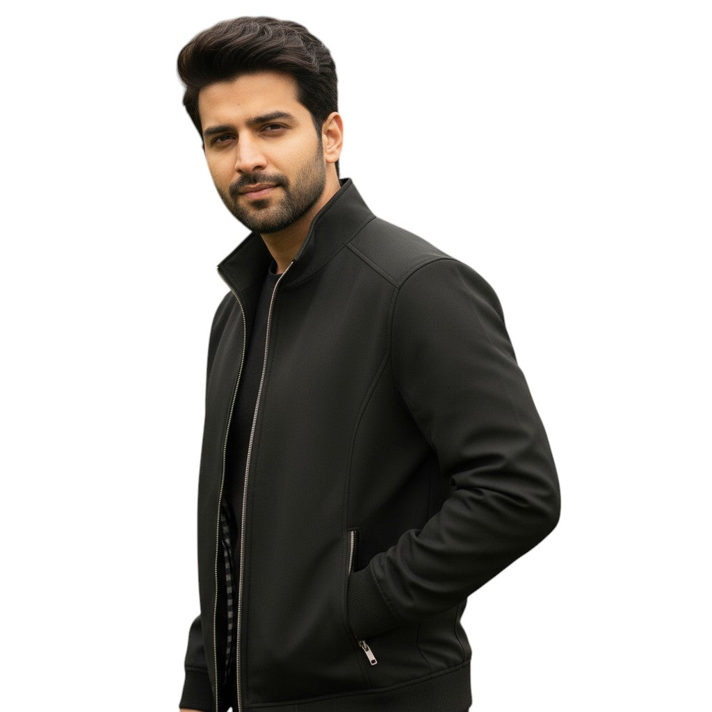 STYLAAR - Herenjack met rits voor een urban look-STYLAAR