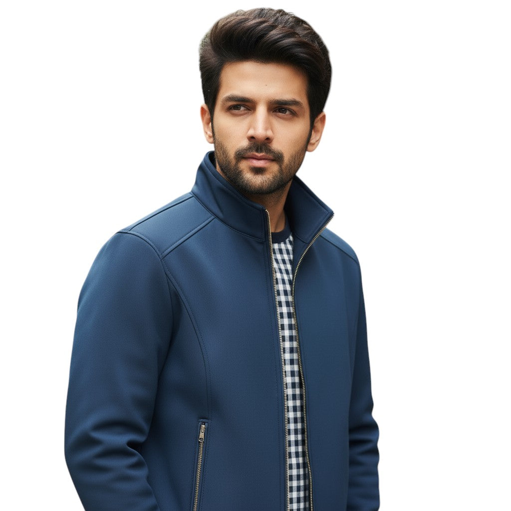 STYLAAR - Herenjack met rits voor een urban look-STYLAAR