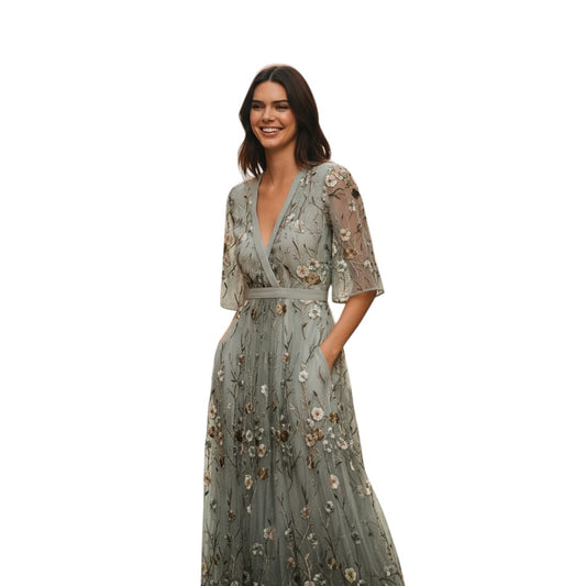 STYLAAR - Lange Bloemenjurk voor Dames-STYLAAR