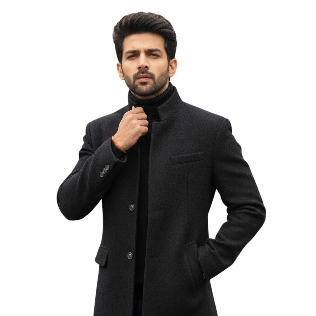 STYLAAR - Lange Jas Heren Elegant Stijlvol-STYLAAR