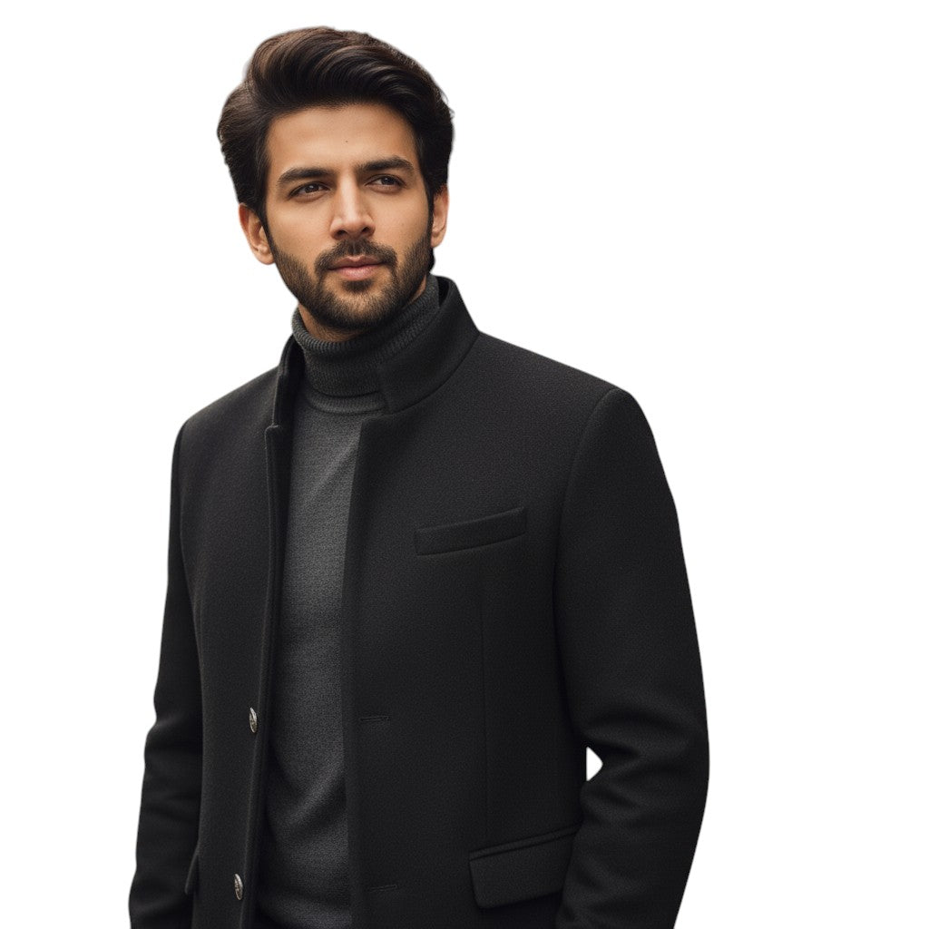 STYLAAR - Lange Jas Heren Elegant Stijlvol-STYLAAR