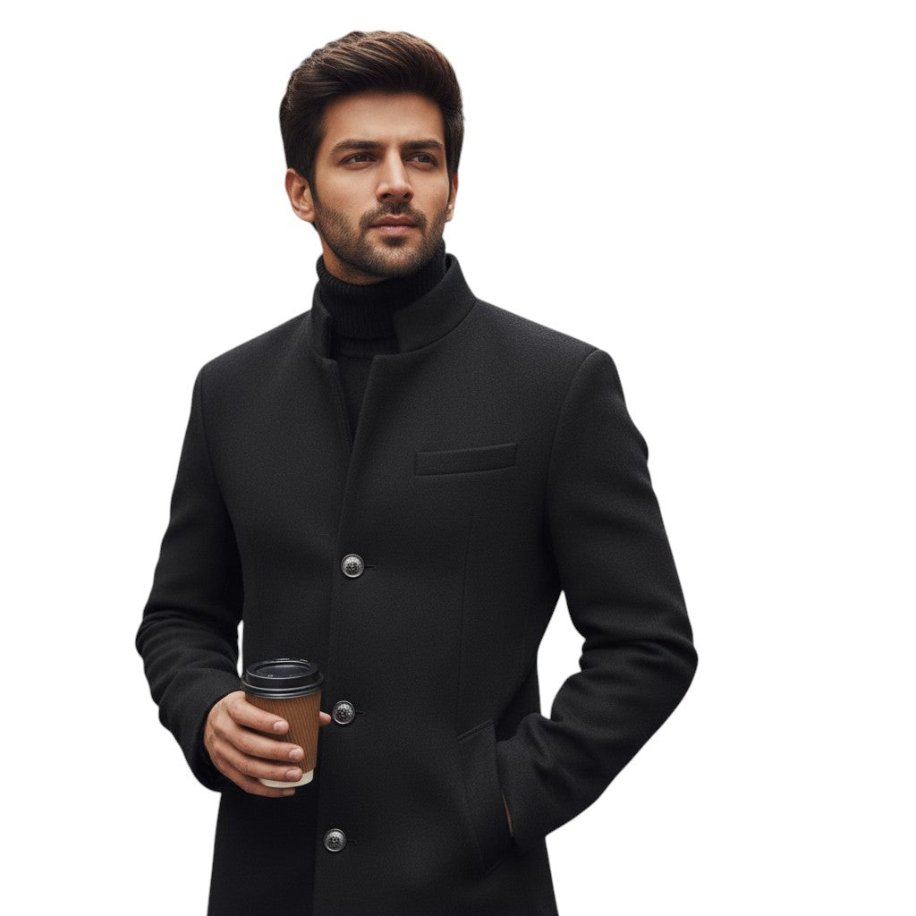 STYLAAR - Lange Jas Heren Elegant Stijlvol-STYLAAR