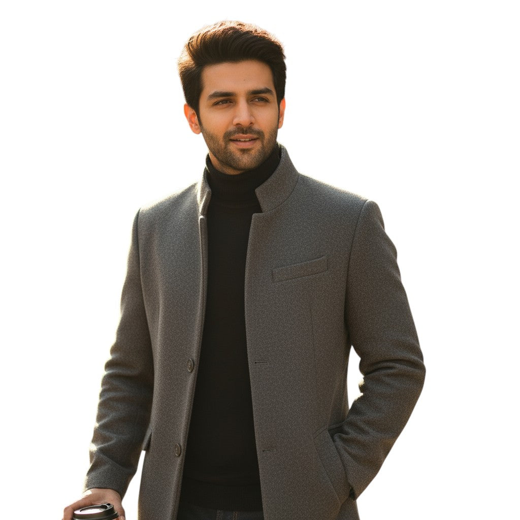 STYLAAR - Lange Jas Heren Elegant Stijlvol-STYLAAR