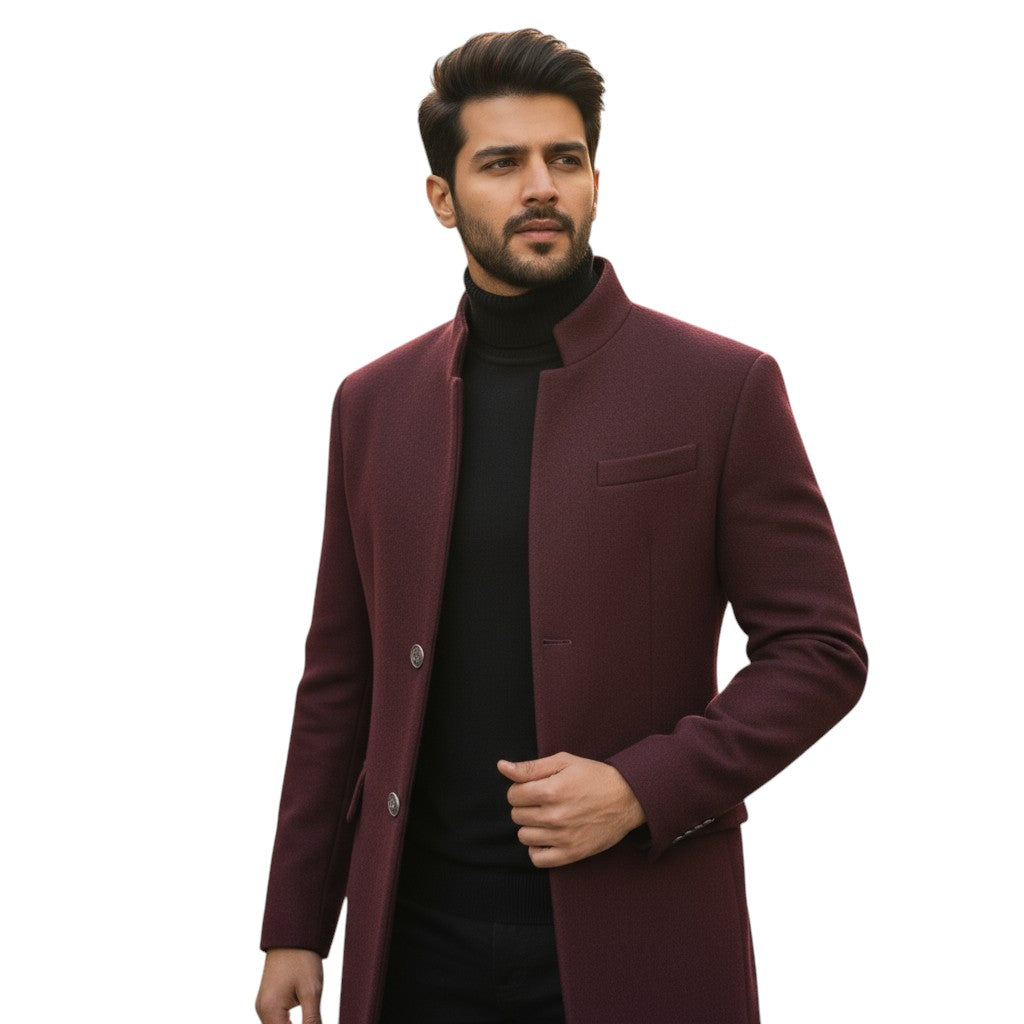 STYLAAR - Lange Jas Heren Elegant Stijlvol-STYLAAR